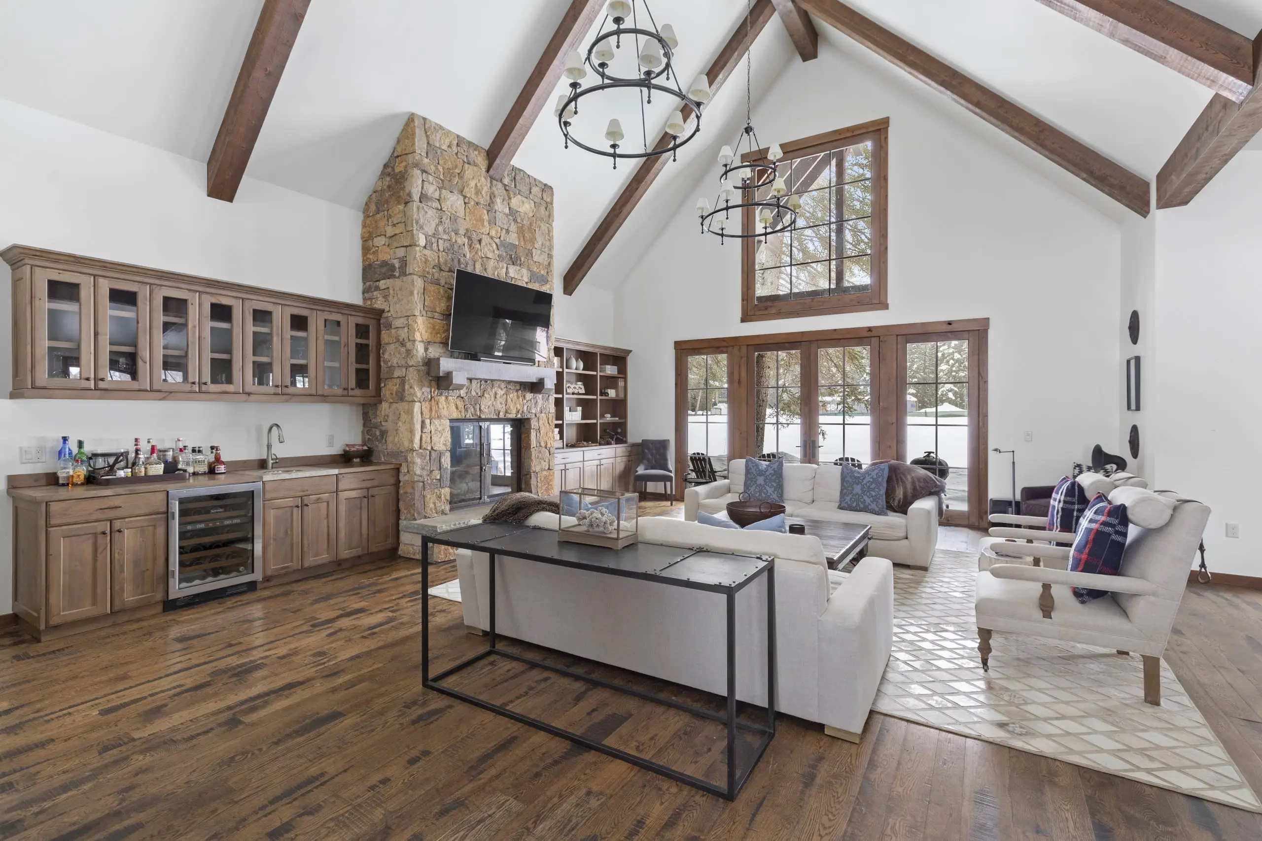 Interior of a Private Residence at Snake River Sporting Club