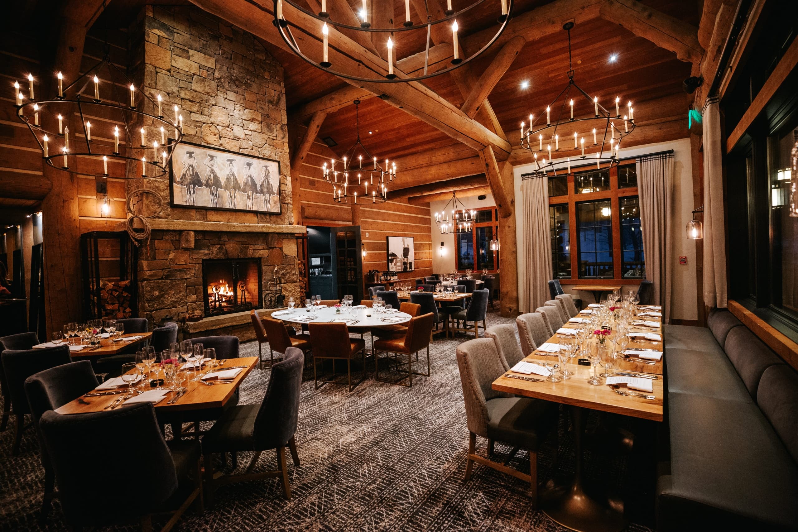the River Room at Snake River Sporting Club in Jackson, WY