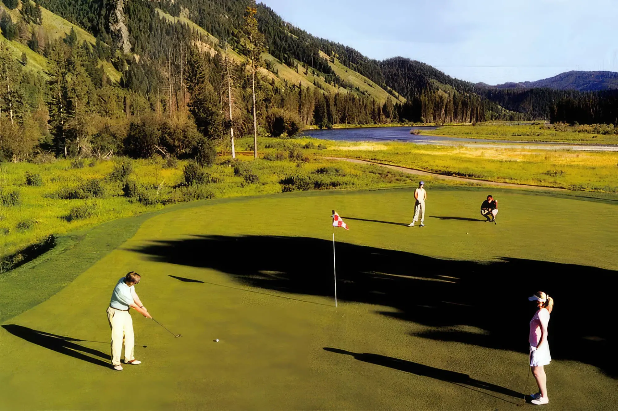 Golfers at Snake River Sporting Club