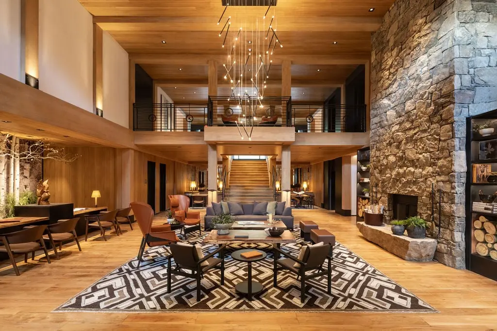 Lobby at the Sylvan Lodge