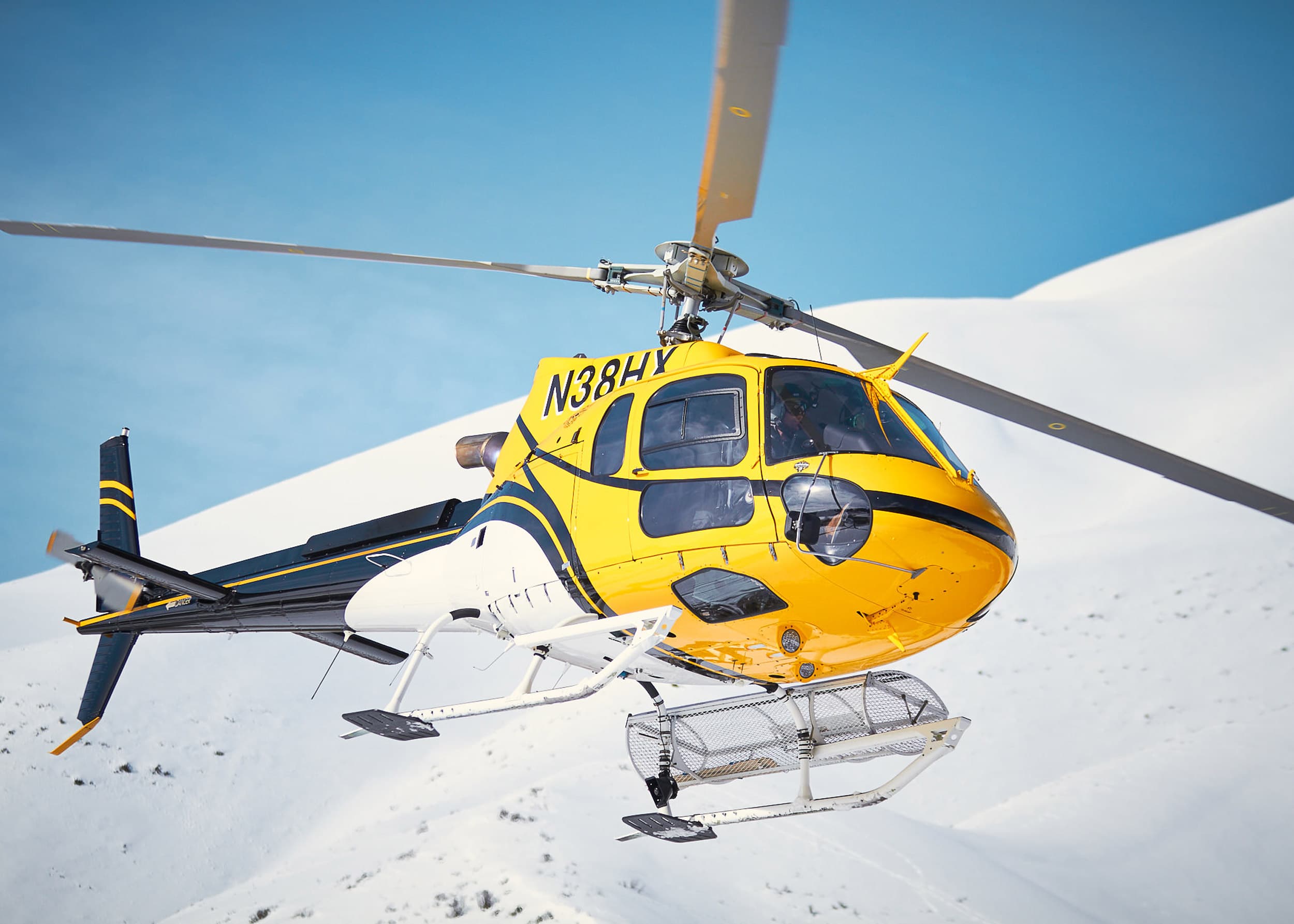 Helicopter At Jackson Hole Mountain Resort