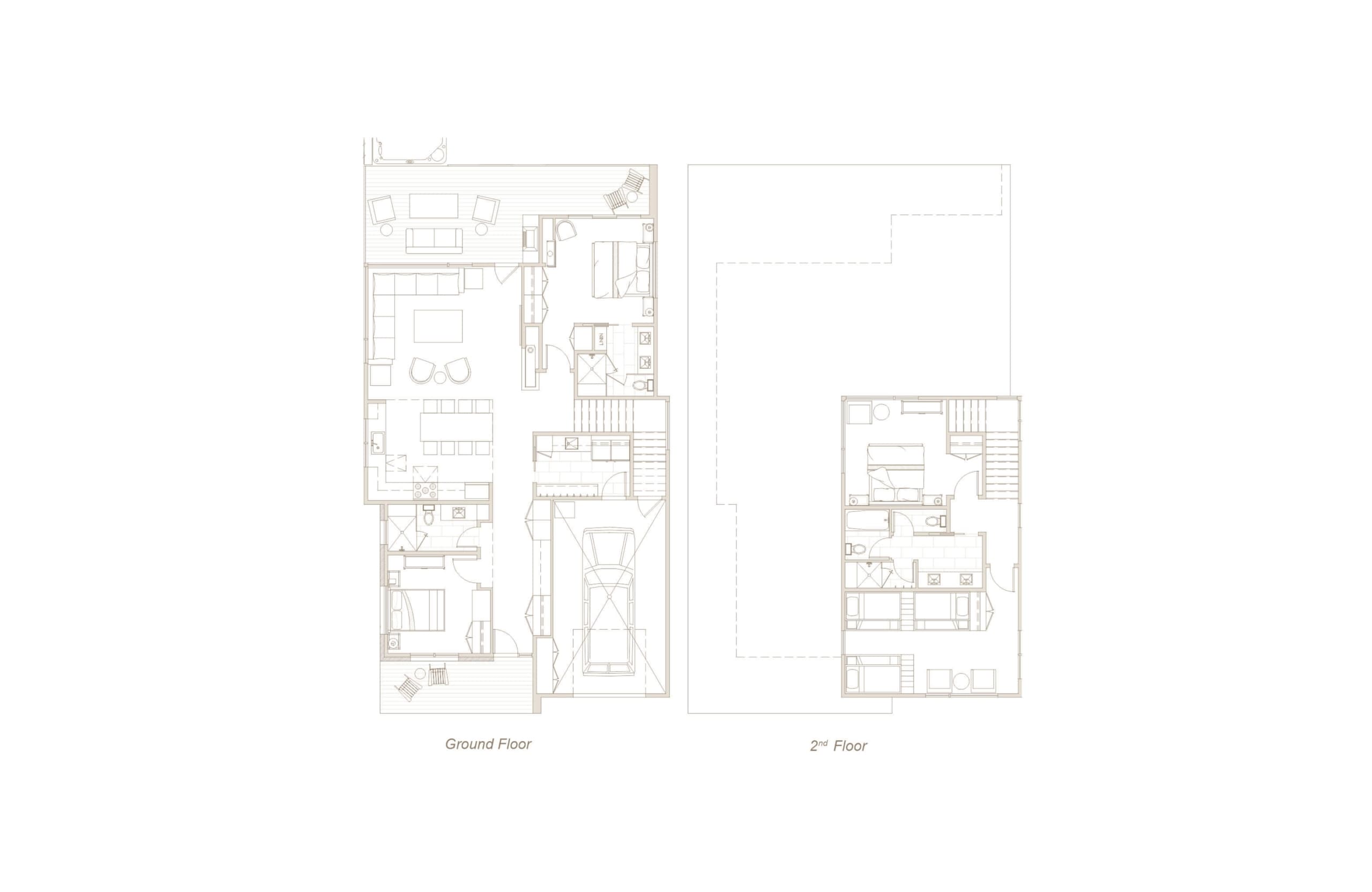 Floor Plan Lodge Cabins 4 Bedrooms