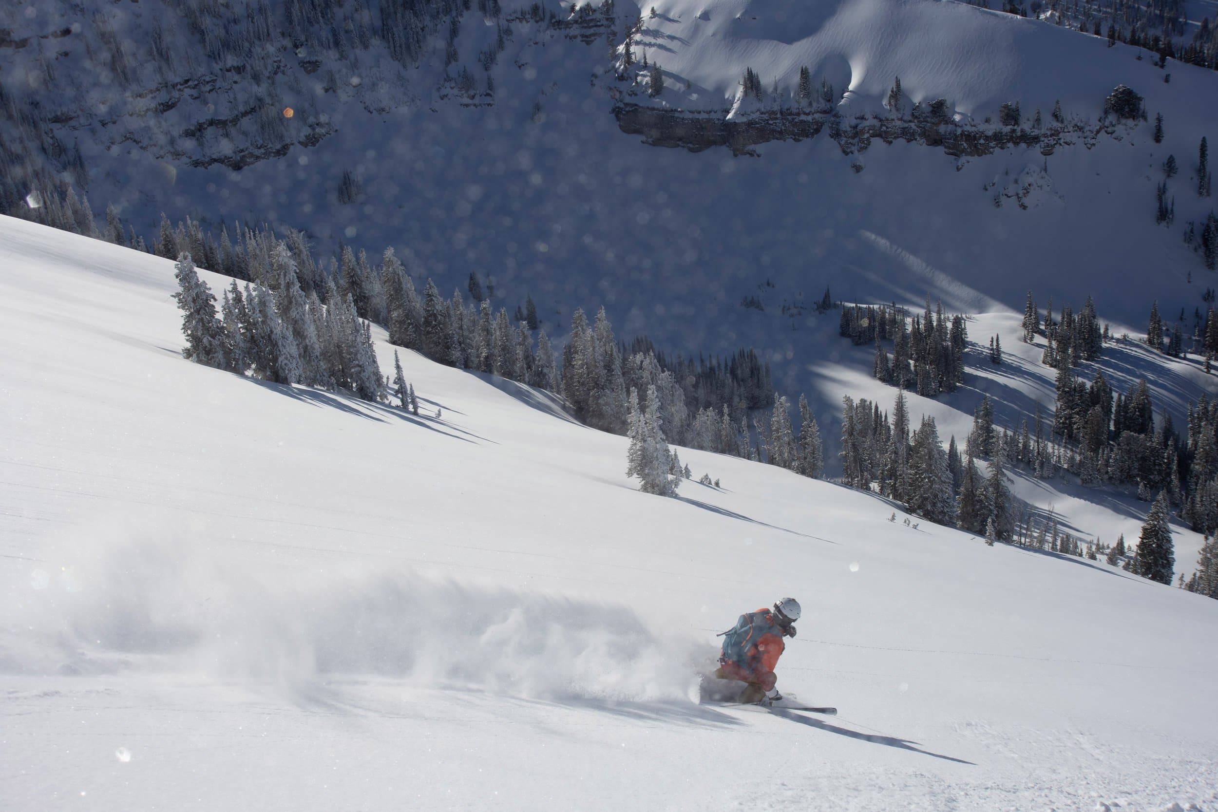 Skier In Jackson Hole