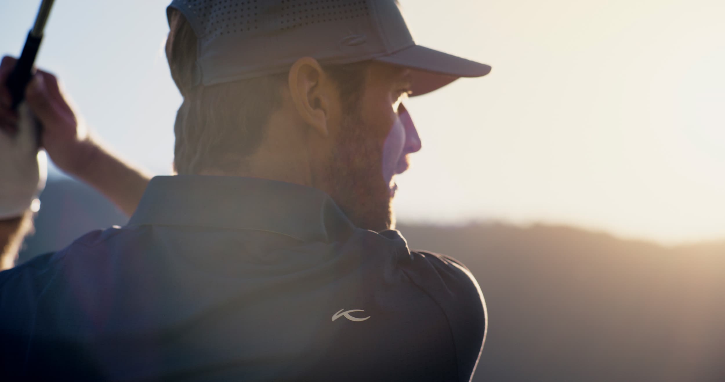 Guy Golfing In Jackson Hole